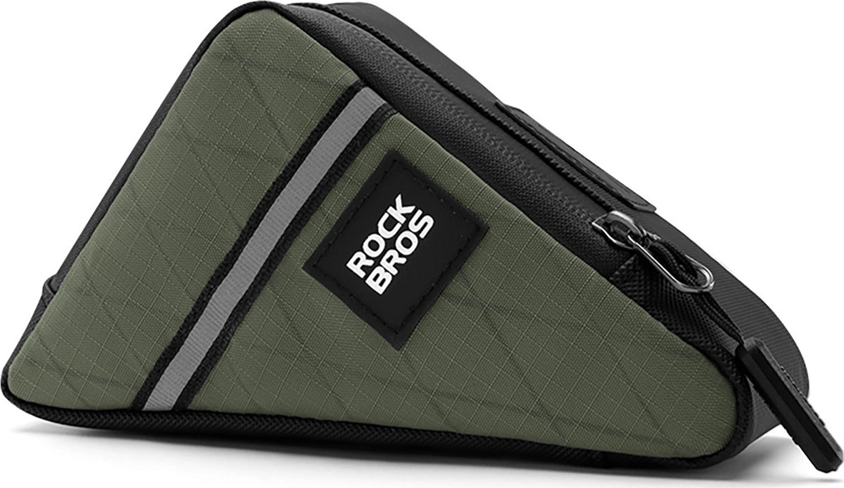Brašna na rám kola Rockbros Triangle 0,3l - zelená