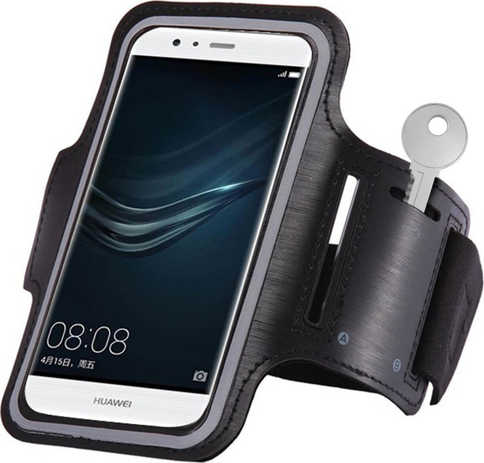 Univerzální běžecký náramek pro 6" smartphony, černý