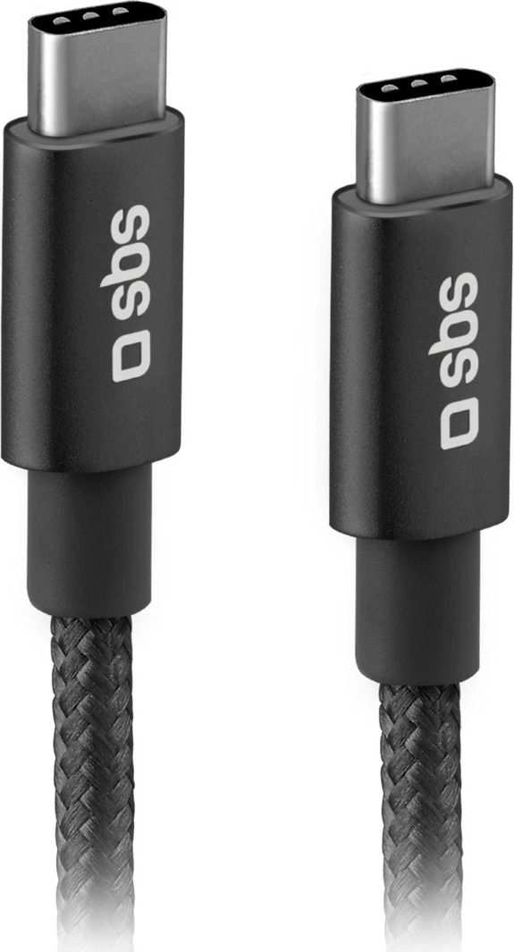 SBS TECABLETCC20BK USB-C kabel - USB-C 25W napájení 1,5 m - šedý