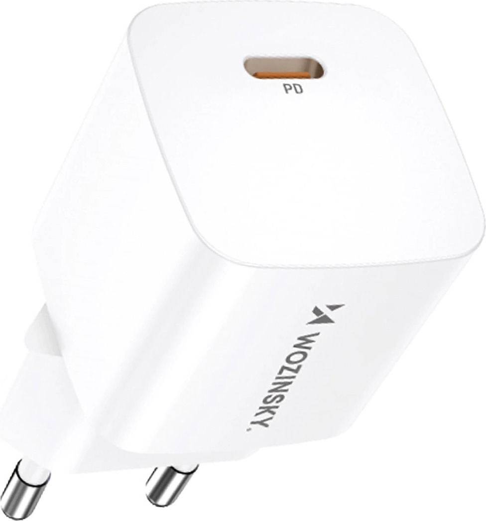 Wozinsky CMWCS USB-C PD 20W nabíječka do zásuvky - bílá