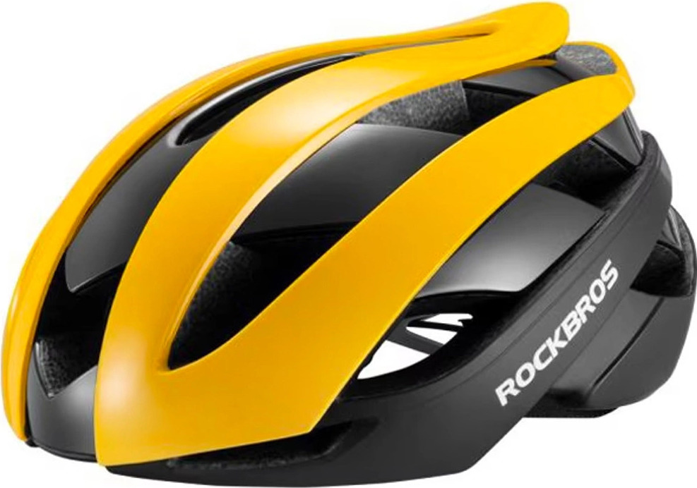 Cyklistická helma Rockbros 10110004006, velikost M - žlutá a černá