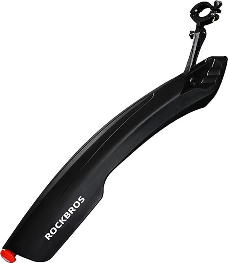 Blatník Rockbros DNB8001 s červeným LED světlem - černý