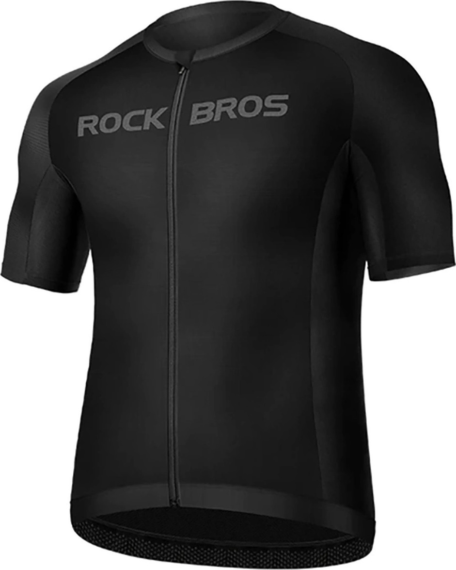 Cyklistický dres Rockbros 15120002003 s krátkým rukávem L - černý