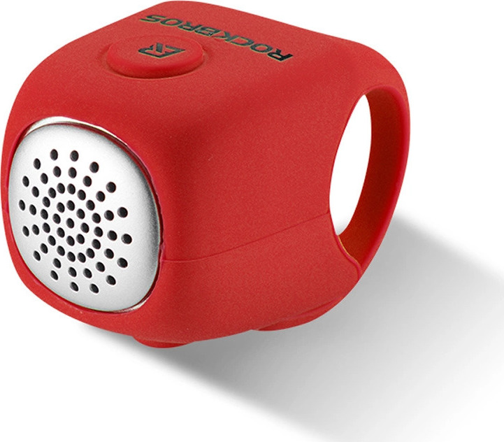 Elektronický zvonek na kolo Rockbros CB1709RD - červený