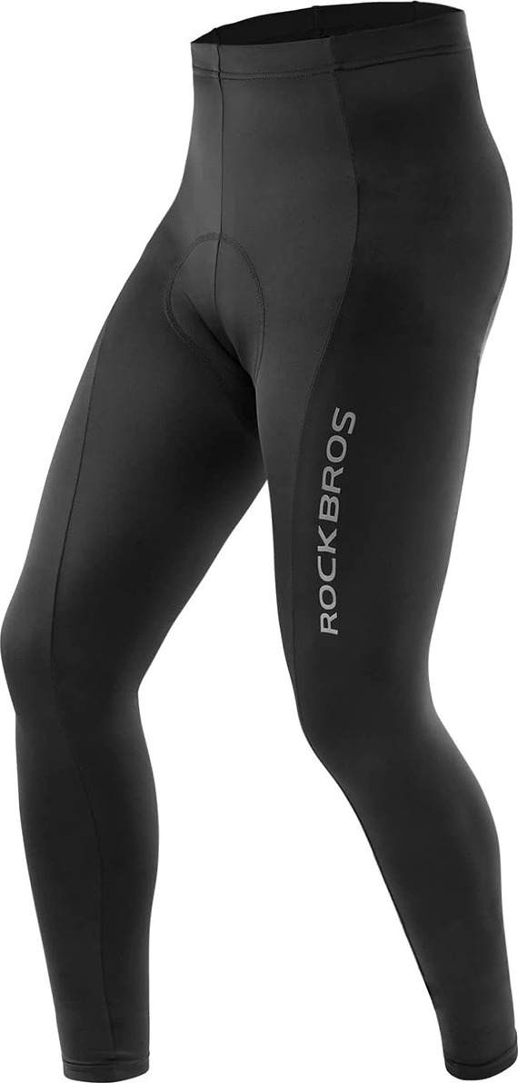 Prodyšné cyklistické kalhoty Rockbros RK2004XL s XL vložkou - černé