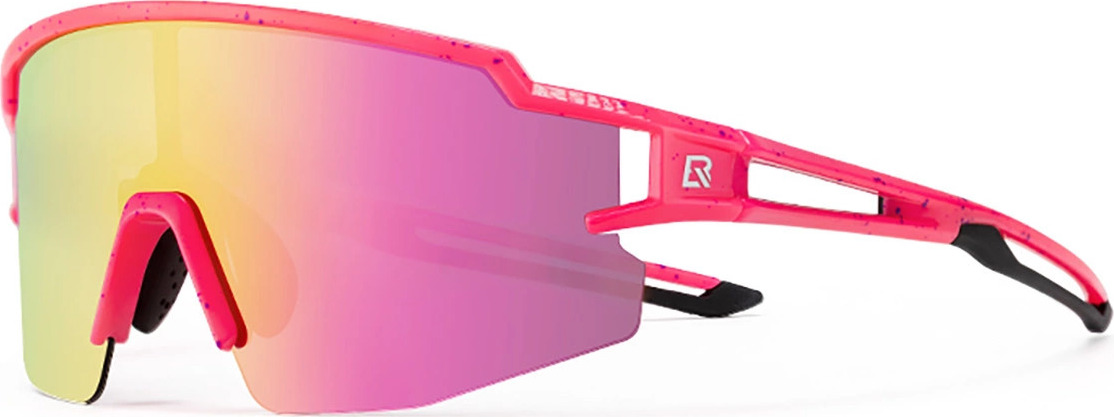 Rockbros dětské polarizované UV cyklistické brýle - růžové
