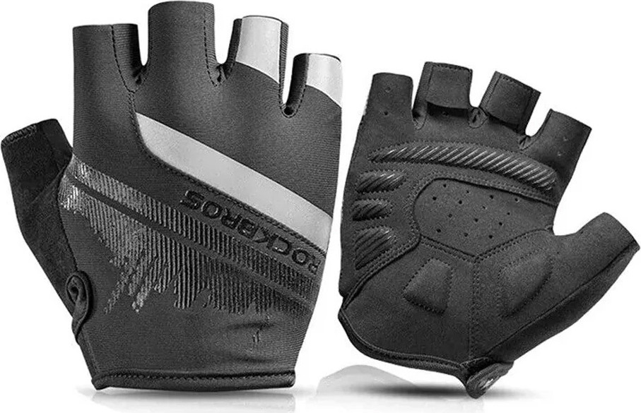Cyklistické rukavice Rockbros S247 XXL - černé