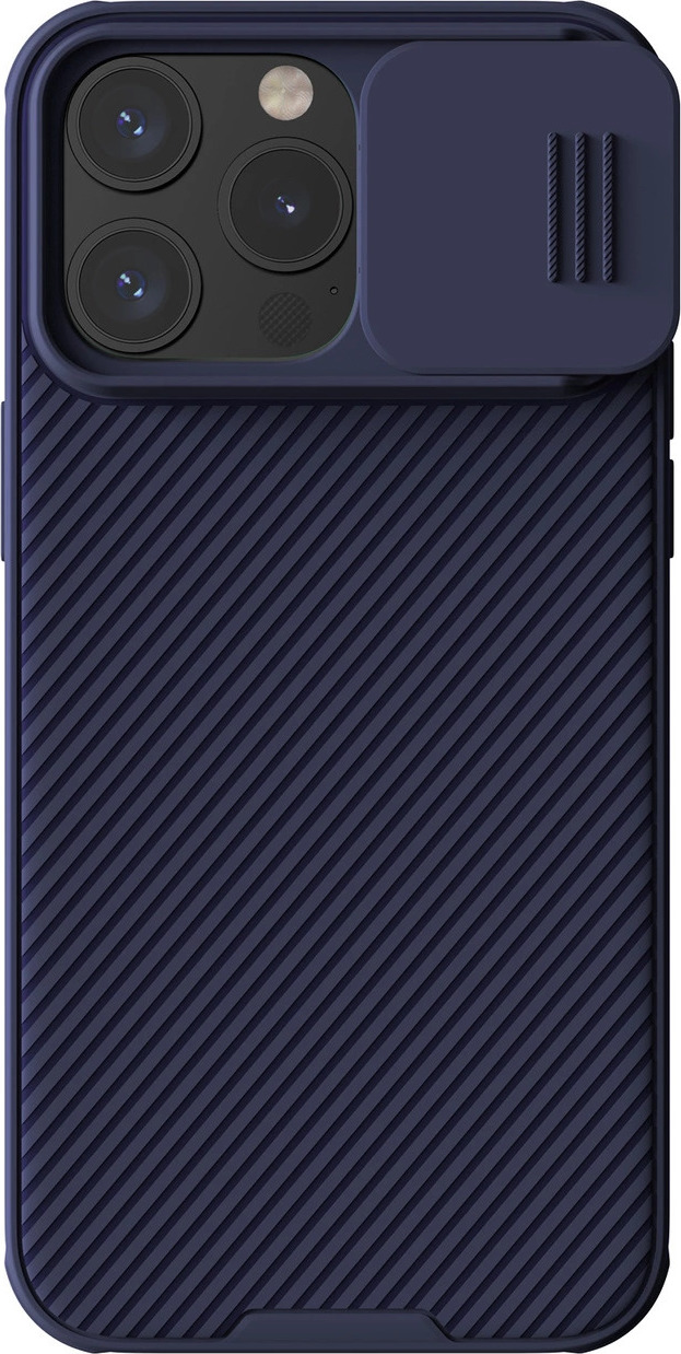 Magnetický kryt Nillkin CamShield Pro pro iPhone 15 Pro Max s ochranou fotoaparátu - fialový