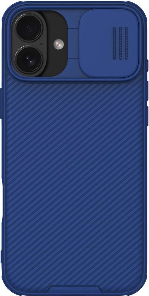 Magnetický kryt Nillkin CamShield Pro pro iPhone 16 - modrý