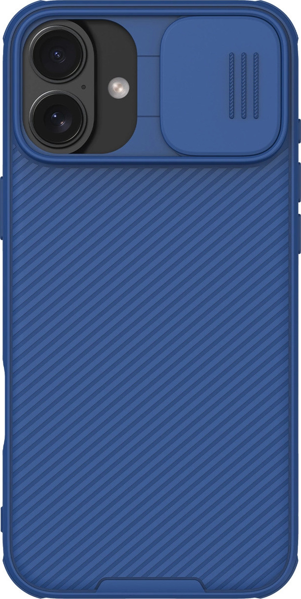 Magnetický kryt Nillkin CamShield Pro pro iPhone 16 - modrý