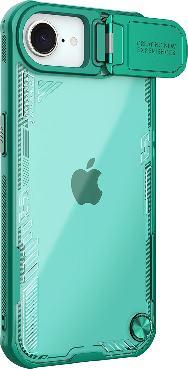 Pouzdro Nillkin Iceblade Prop s krytem objektivu a stojánkem pro iPhone 16e - zelené