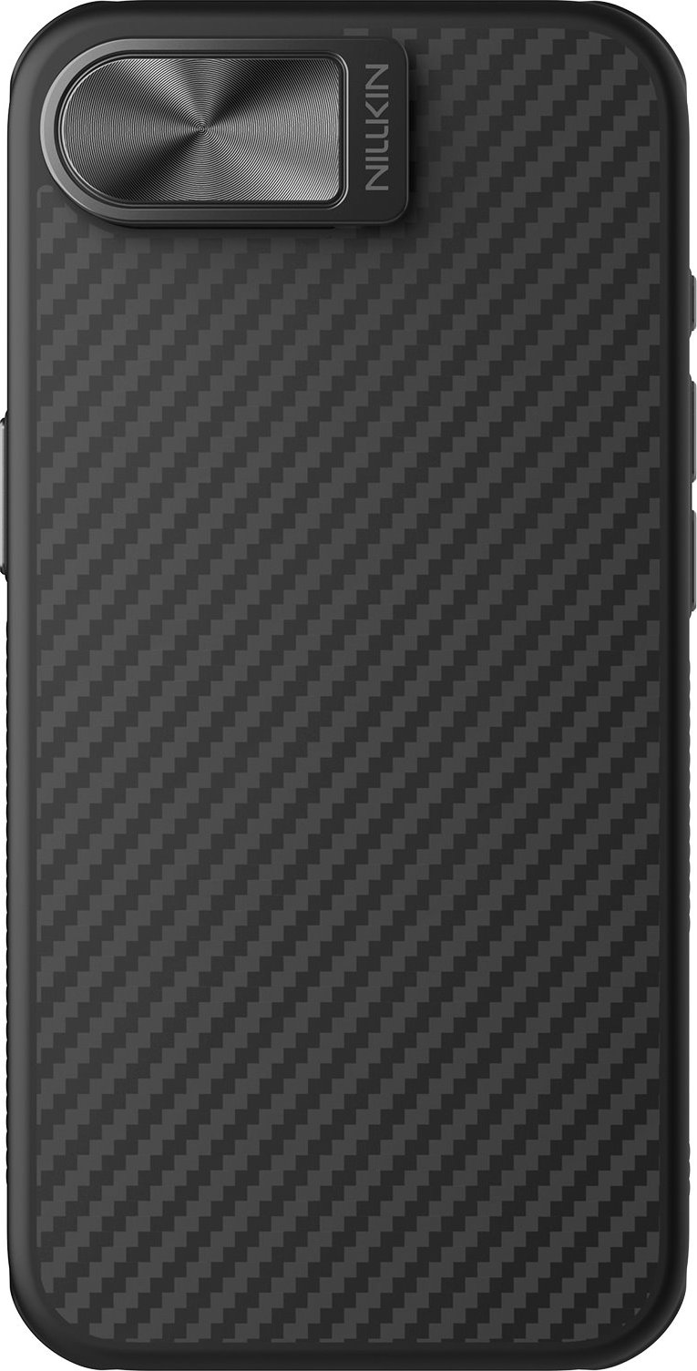 Etui Nillkin CarboProp Magnetic z notebooku na zařízení a podstawką na iPhone 16e - černá