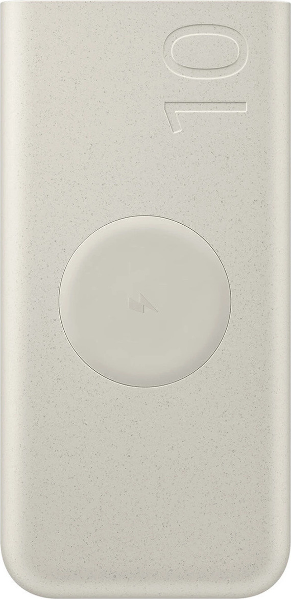 Powerbanka Samsung EB-U2510XUEGEU indukční 10000 mAh 2x USB-C 25W SFC - béžová