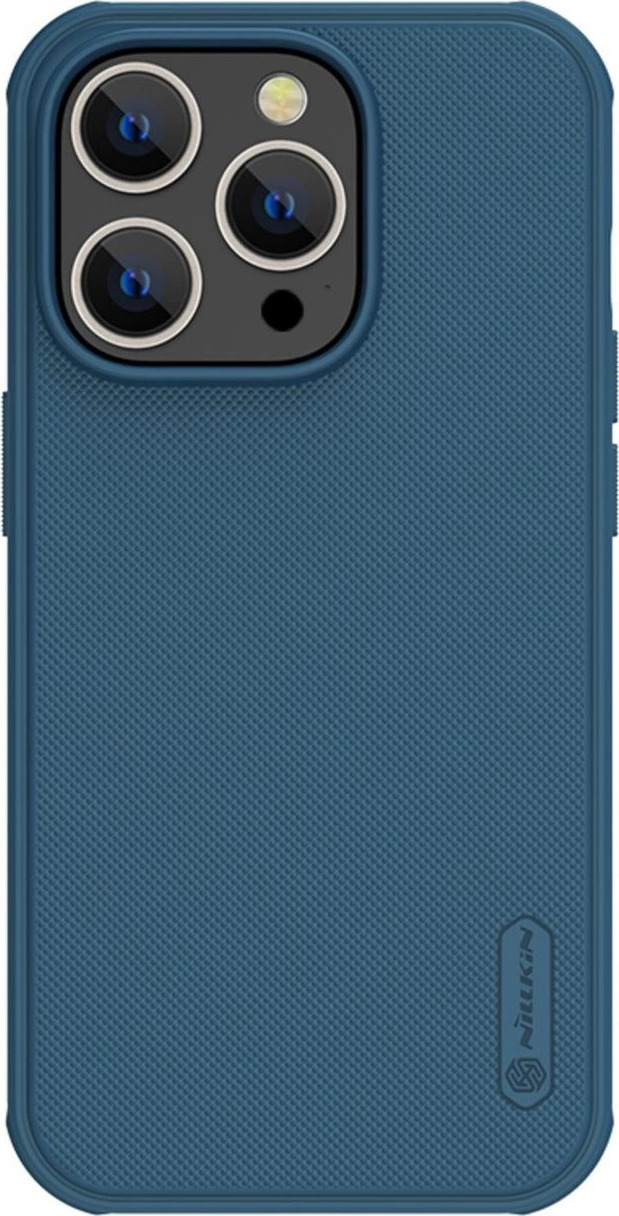 Pouzdro Nillkin Super Frosted Shield Pro pro iPhone 14 Pro Max, zadní kryt, modrý