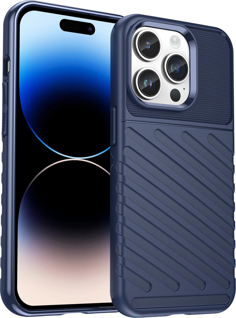 Kryt Thunder Case pro iPhone 14 Pro Max modrý, obrněný