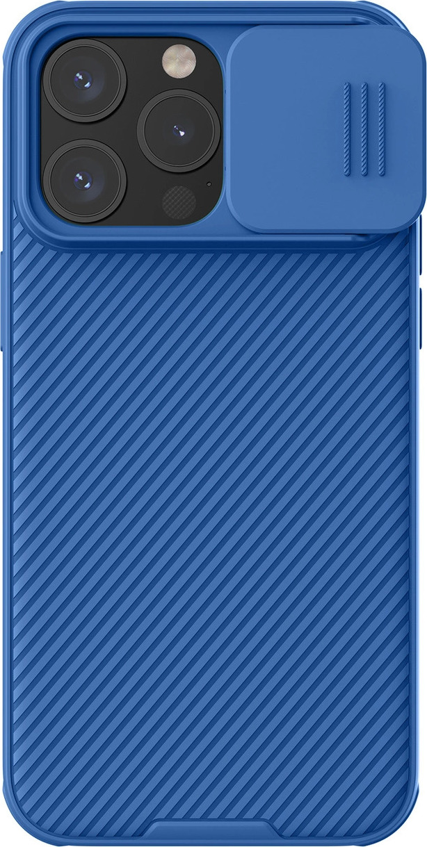Magnetický kryt Nillkin CamShield Pro pro iPhone 15 Pro s ochranou fotoaparátu - modrý