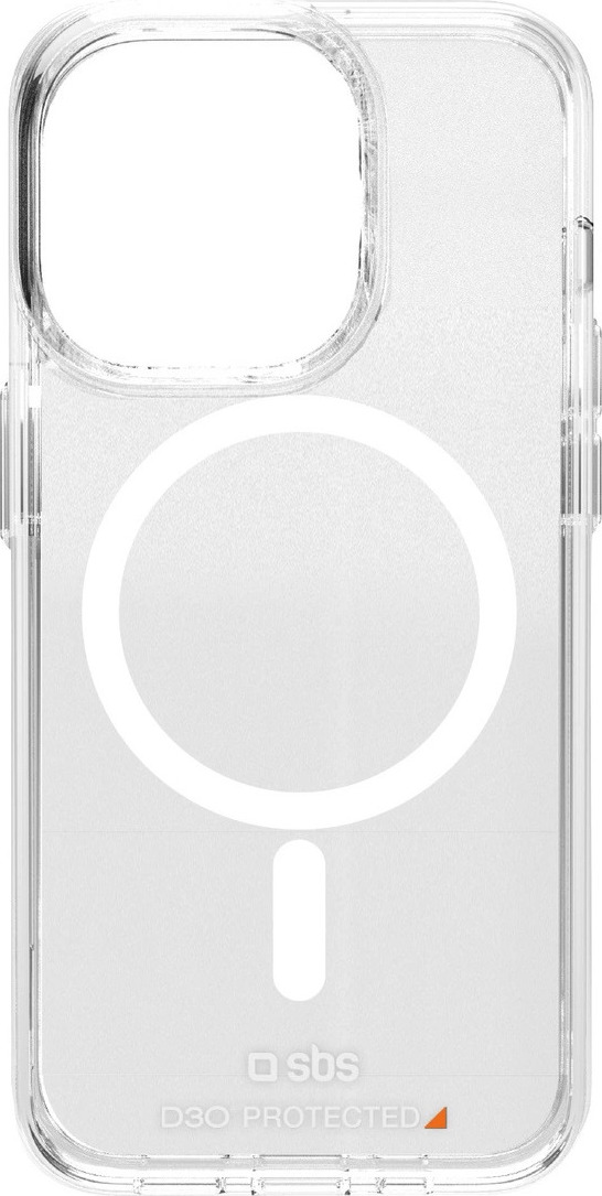 Pouzdro SBS D3O MagSafe pro iPhone 15 Pro – čiré