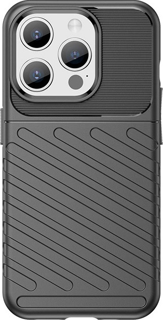 Armorovaný kryt Thunder pro iPhone 15 Pro - černý