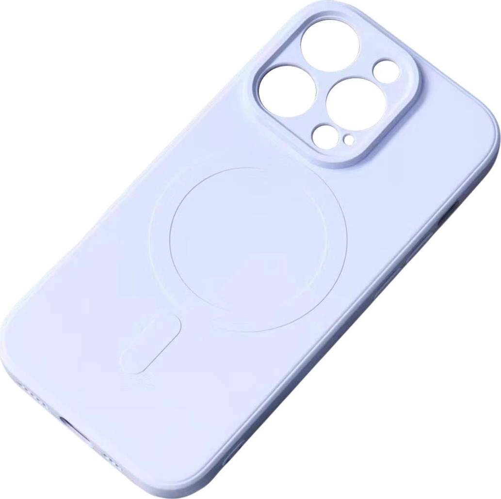 Silikonový kryt kompatibilní s MagSafe pro iPhone 15 Pro - modrý