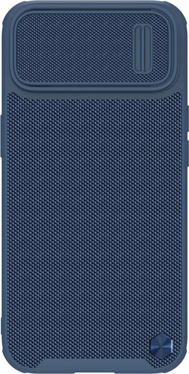 Pouzdro Nillkin Textured S pro iPhone 14 Plus, obrněný kryt s krytem fotoaparátu, modrý