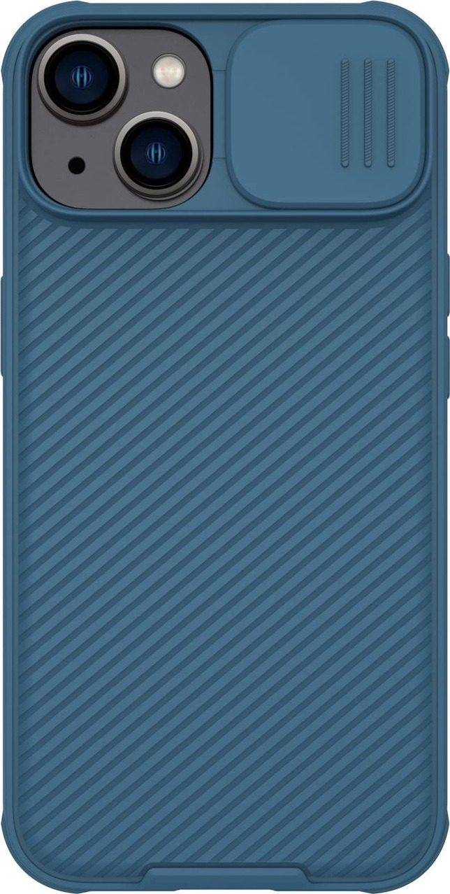 Nillkin CamShield Pro Magnetic Case iPhone 14 Plus Cover Camera Protector Blue (s MagSafe)