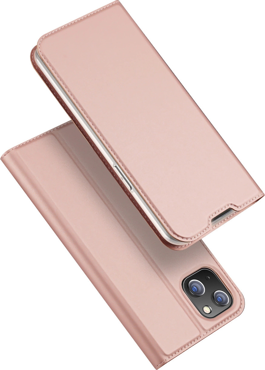 Pouzdro Dux Ducis Skin Pro Holster Flip Cover pro iPhone 14 Plus růžové