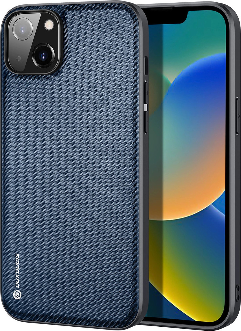 Kryt Dux Ducis Fino pouzdro iPhone 14 Plus modrý nylon
