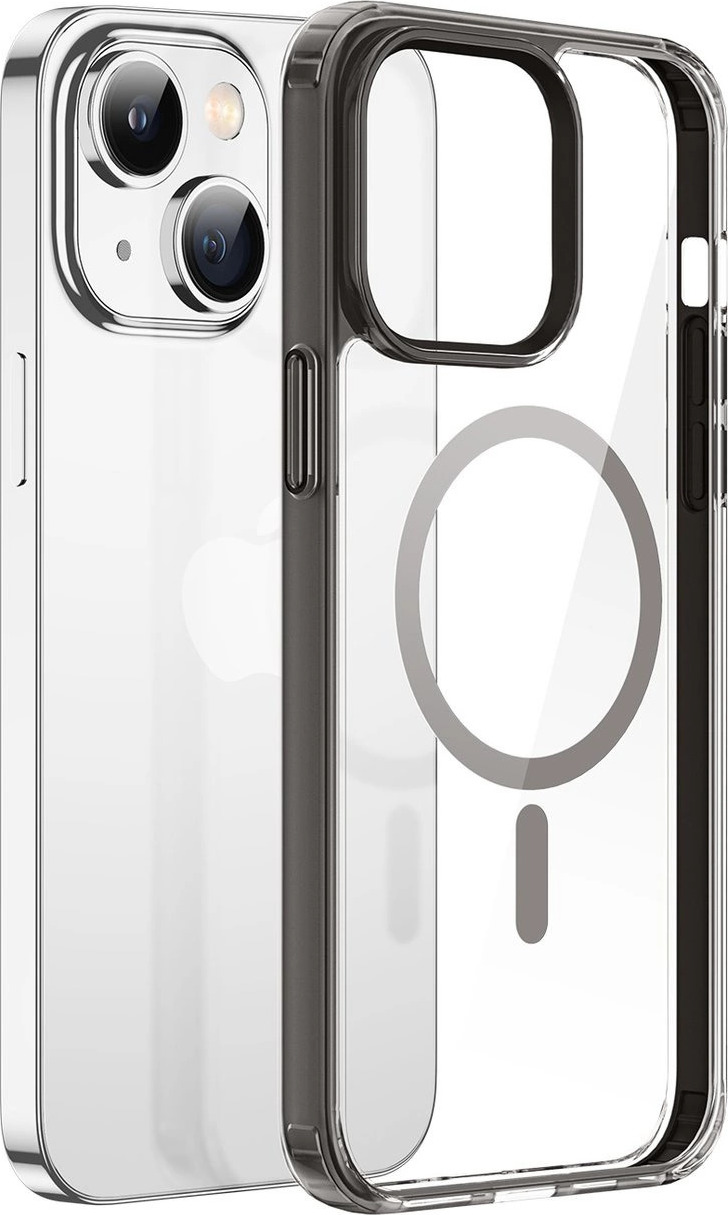 Pouzdro Dux Ducis Clin2 pro iPhone 14 Plus magnetické s MagSafe šedé
