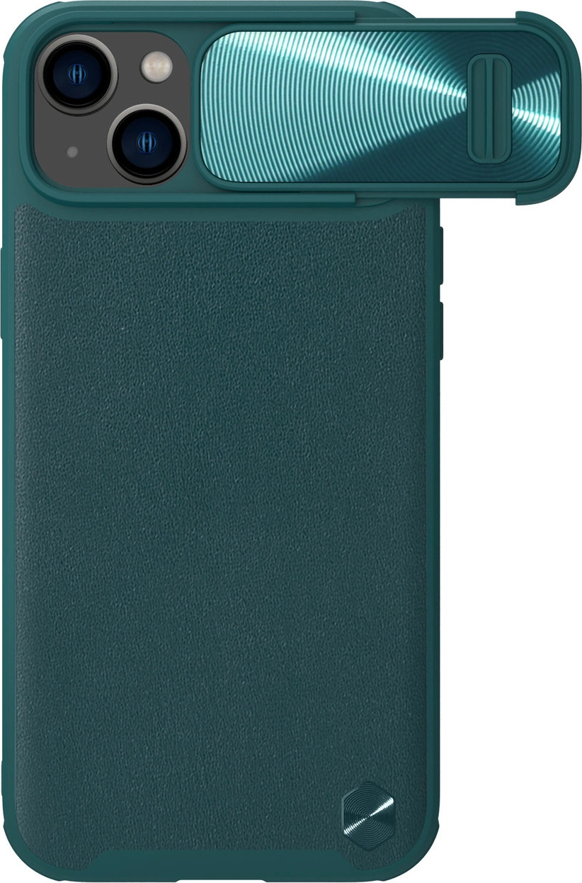Nillkin CamShield Leather S Case iPhone 14 pouzdro s krytem fotoaparátu zelené