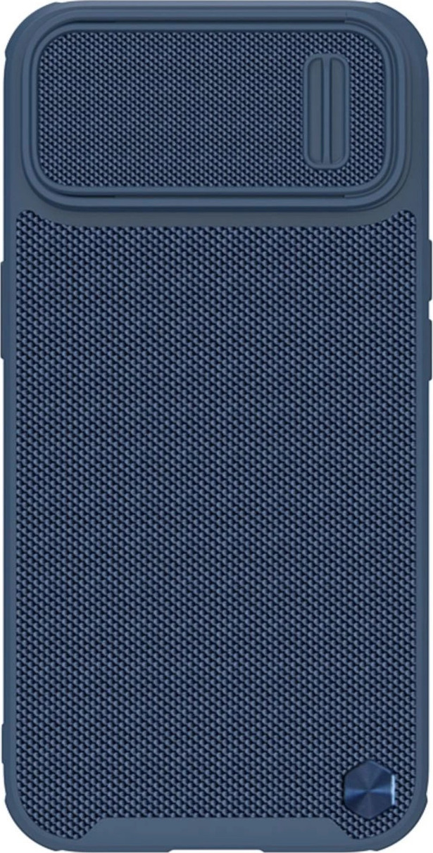 Pouzdro Nillkin Textured S pro iPhone 14, obrněný kryt s krytem fotoaparátu, modrý