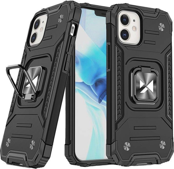 Kryt Wozinsky Ring Armor pro iPhone 14, černý