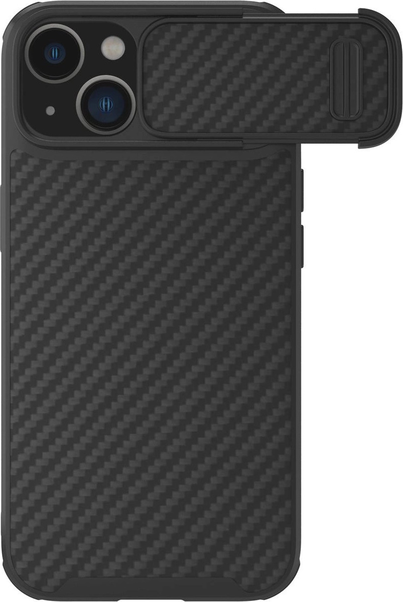 Pouzdro Nillkin Synthetic Fiber S Case pro iPhone 14 s krytem fotoaparátu, černé