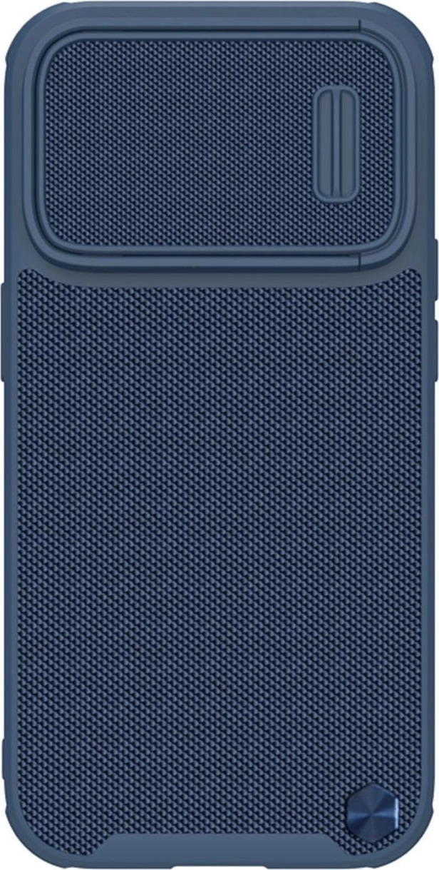 Pouzdro Nillkin Textured S pro iPhone 14 Pro, obrněný kryt s krytem fotoaparátu, modrý
