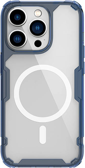 Magnetické pouzdro Nillkin Nature TPU Pro pro Apple iPhone 14 Pro (modré)