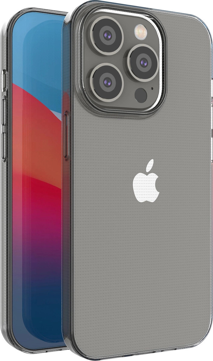 Průhledný ultra průhledný gelový kryt na iPhone 14 Pro o tloušťce 0,5 mm