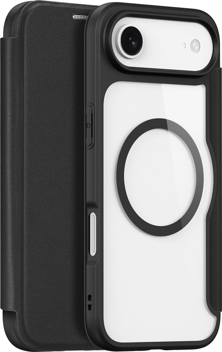 Pouzdro Dux Ducis Skin X Pro pro iPhone 17 Air s peněženkou, kompatibilní s MagSafe - černé