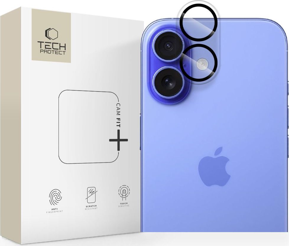 TECH-PROTECT OCHRANNÉ SKLO NA ČOČKU FOTOAPARÁTU CAM FIT+ IPHONE 17 CLEAR