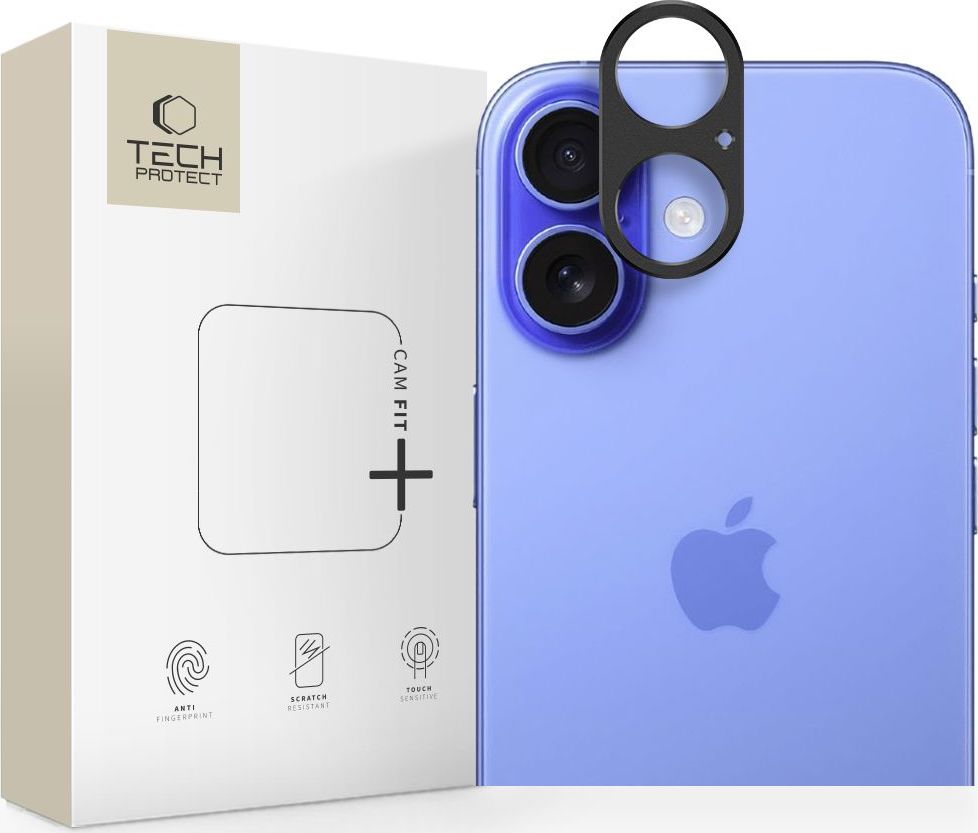 TECH-PROTECT OCHRANNÝ KRYT NA ČOČKU FOTOAPARÁTU CAMALLOY FIT+ IPHONE 17 BLACK