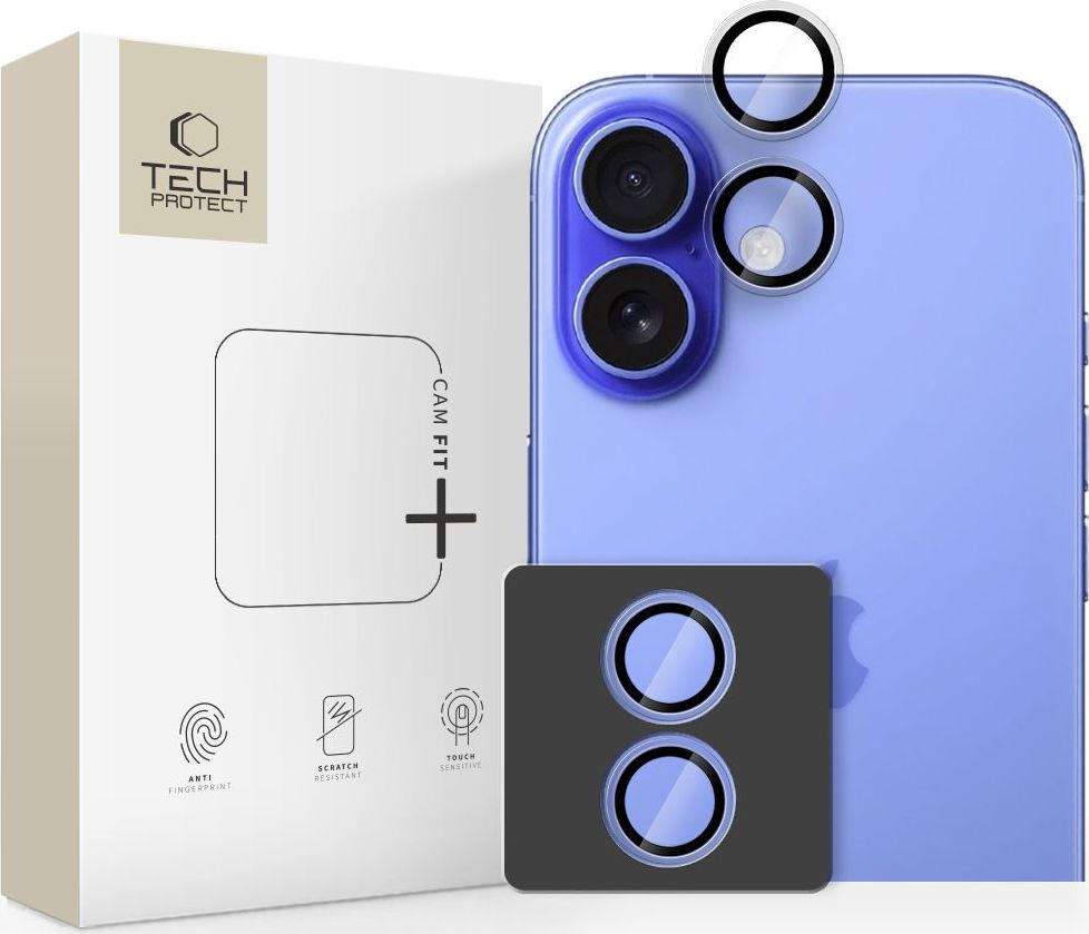 TECH-PROTECT OCHRANNÉ SKLO NA ČOČKU FOTOAPARÁTU CAMRING FIT+ IPHONE 17 CLEAR