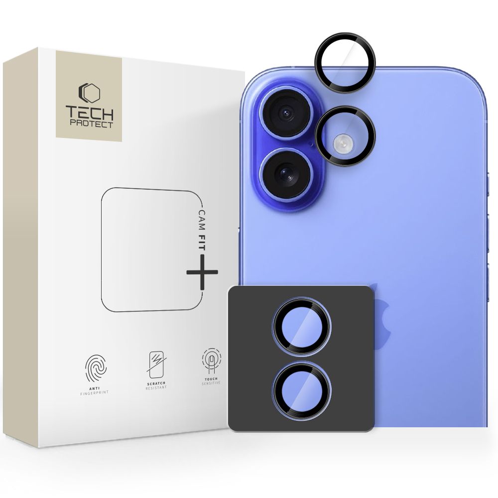 TECH-PROTECT OCHRANNÉ SKLO NA ČOČKU FOTOAPARÁTU CAMRING FIT+ IPHONE 17 BLACK