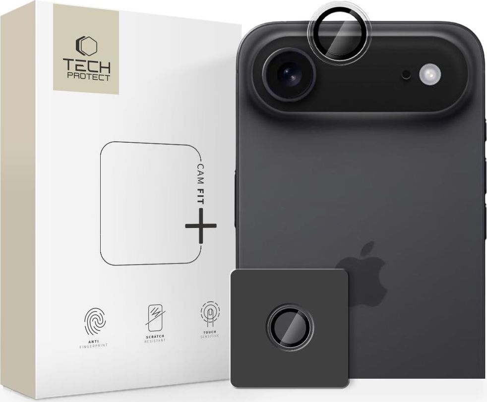 TECH-PROTECT OCHRANNÉ SKLO NA ČOČKU FOTOAPARÁTU CAMRING FIT+ IPHONE 17 AIR CLEAR