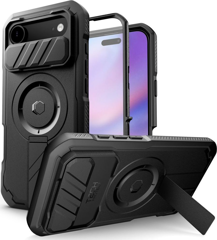 TECH-PROTECT KEVLAR MAGSAFE IPHONE 17 AIR BLACK