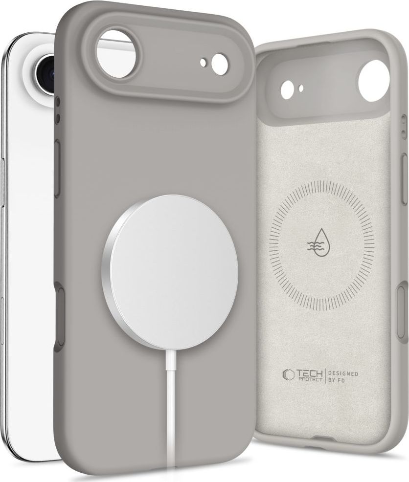 TECH-PROTECT SILICONE MAGSAFE IPHONE 17 AIR STONE GREY