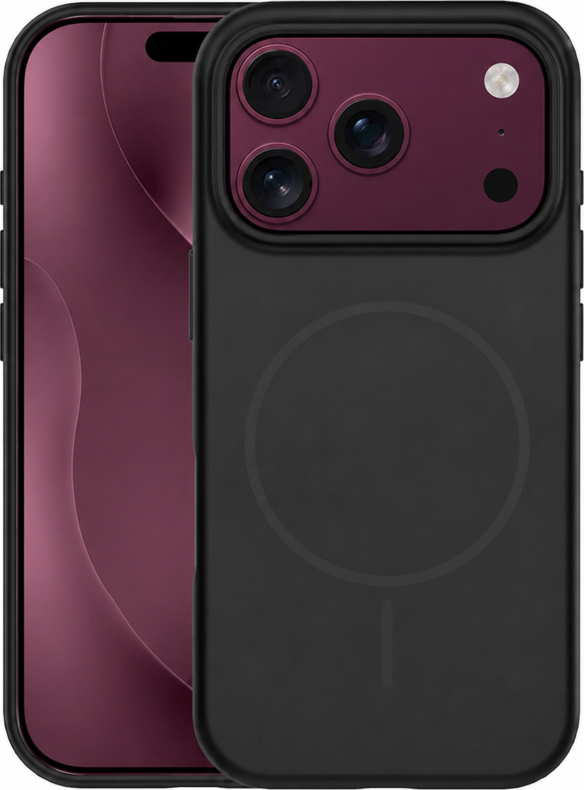 TFO Silikonový tenký kryt Mag pro iPhone 17 Pro 6,3" černý