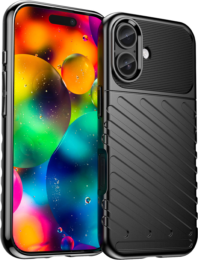 Kryt Thunder pro iPhone 17 - černý