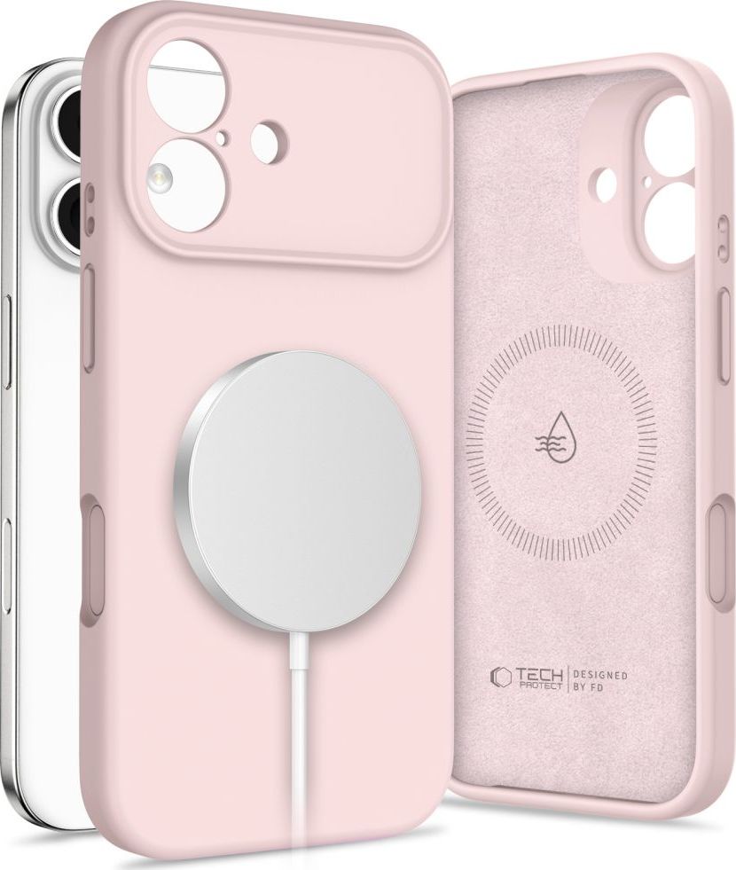 TECH-PROTECT SILICONE MAGSAFE IPHONE 17 PINK PEARL