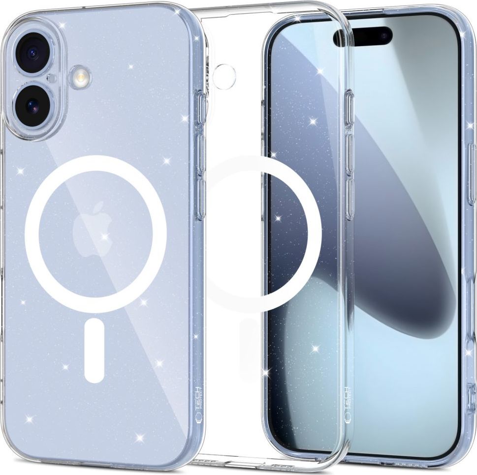 TECH-PROTECT FLEXAIR MAGSAFE IPHONE 17 GLITTER