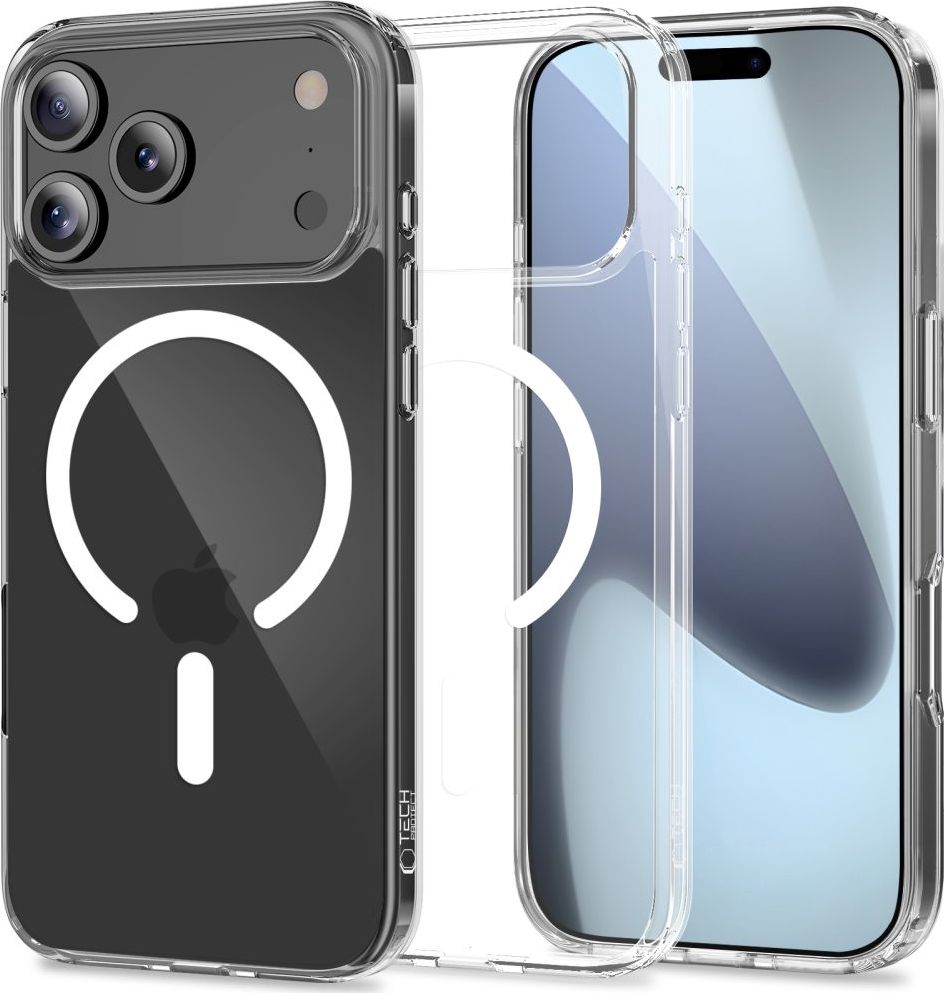 TECH-PROTECT FLEXAIR HYBRID MAGSAFE IPHONE 17 PRO CLEAR