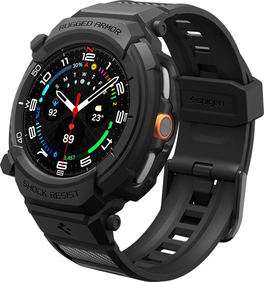 SPIGEN RUGGED ARMOR ”PRO” SAMSUNG GALAXY WATCH 8 CLASSIC (46 MM) MATTE BLACK