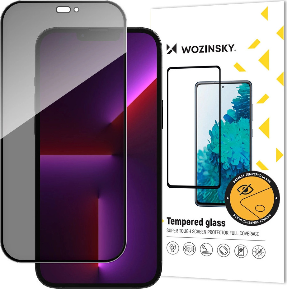Tvrzené sklo Wozinsky Privacy Glass pro iPhone 14 Pro Max s filtrem Anti Spy Privatization